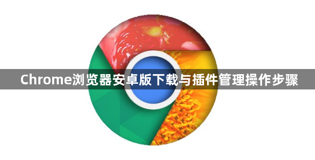 Chrome浏览器安卓版下载与插件管理操作步骤1