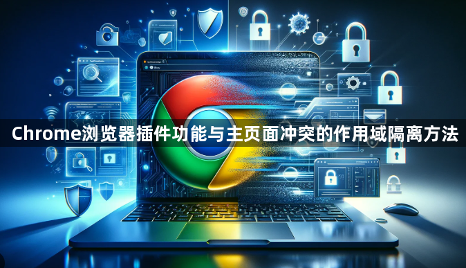 Chrome浏览器插件功能与主页面冲突的作用域隔离方法1