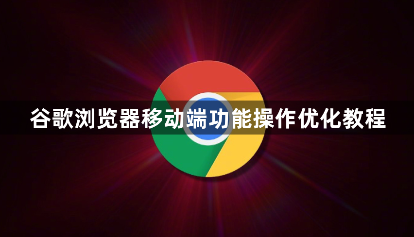 谷歌浏览器移动端功能操作优化教程1