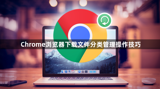 Chrome浏览器下载文件分类管理操作技巧1
