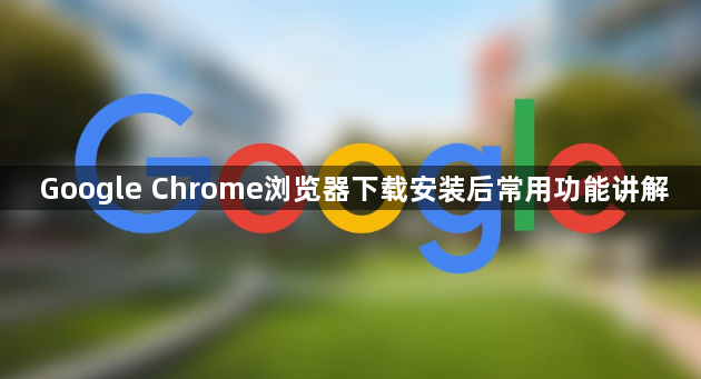 Google Chrome浏览器下载安装后常用功能讲解1