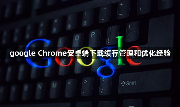 google Chrome安卓端下载缓存管理和优化经验1