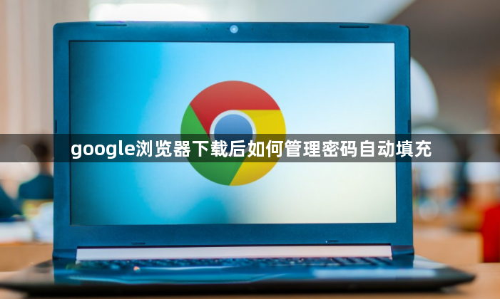 google浏览器下载后如何管理密码自动填充1