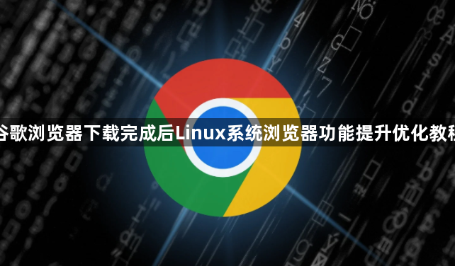 谷歌浏览器下载完成后Linux系统浏览器功能提升优化教程1
