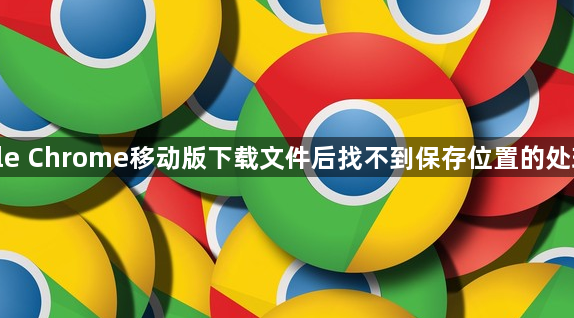 google Chrome移动版下载文件后找不到保存位置的处理方法1