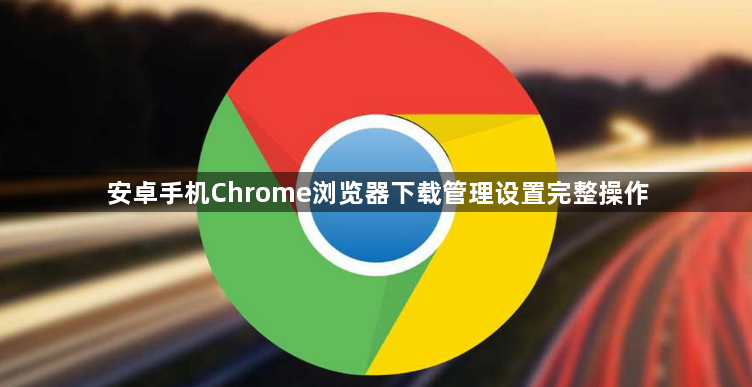 安卓手机Chrome浏览器下载管理设置完整操作1
