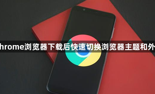 Chrome浏览器下载后快速切换浏览器主题和外观1