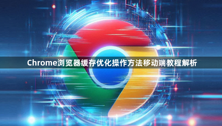 Chrome浏览器缓存优化操作方法移动端教程解析1
