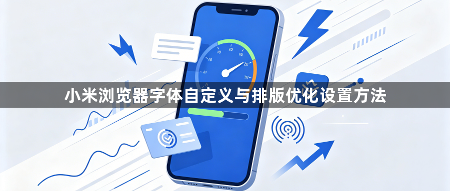 小米浏览器字体自定义与排版优化设置方法1