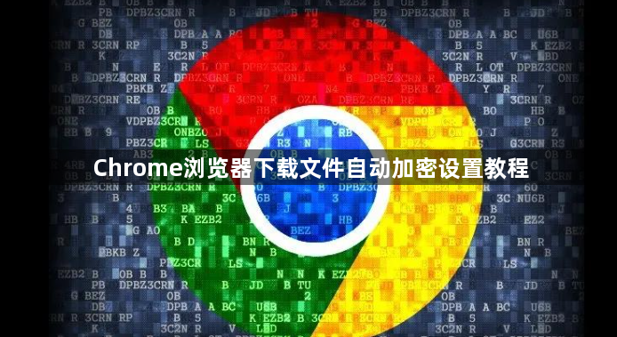 Chrome浏览器下载文件自动加密设置教程1