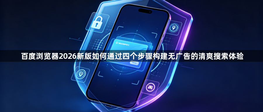 百度浏览器2026新版如何通过四个步骤构建无广告的清爽搜索体验1