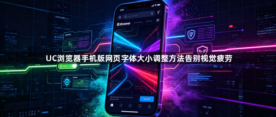 UC浏览器手机版网页字体大小调整方法告别视觉疲劳1