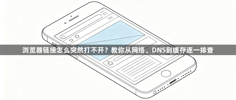 浏览器链接怎么突然打不开？教你从网络、DNS到缓存逐一排查1