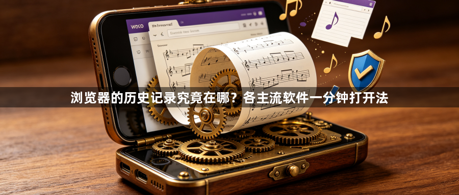 浏览器的历史记录究竟在哪？各主流软件一分钟打开法1