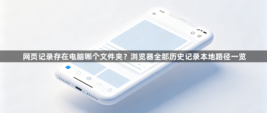 网页记录存在电脑哪个文件夹？浏览器全部历史记录本地路径一览1