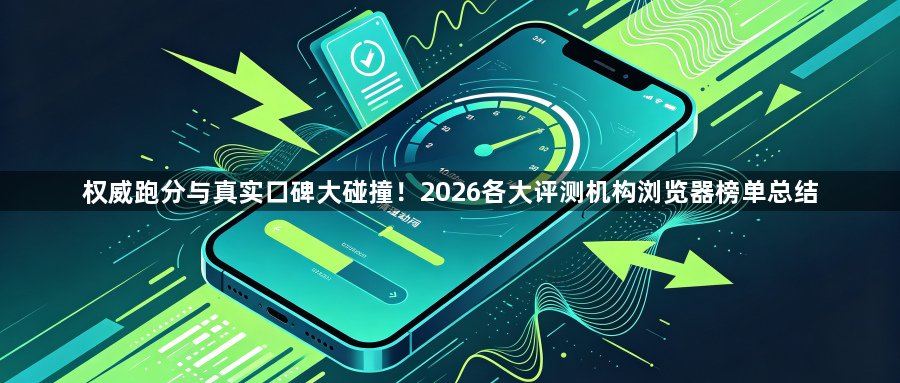 权威跑分与真实口碑大碰撞!2026各大评测机构浏览器榜单总结1