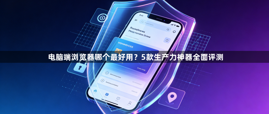 电脑端浏览器哪个最好用？5款生产力神器全面评测1