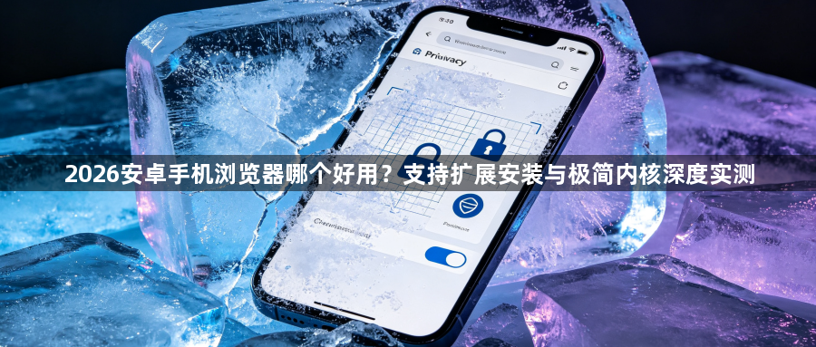 2026安卓手机浏览器哪个好用?支持扩展安装与极简内核深度实测1
