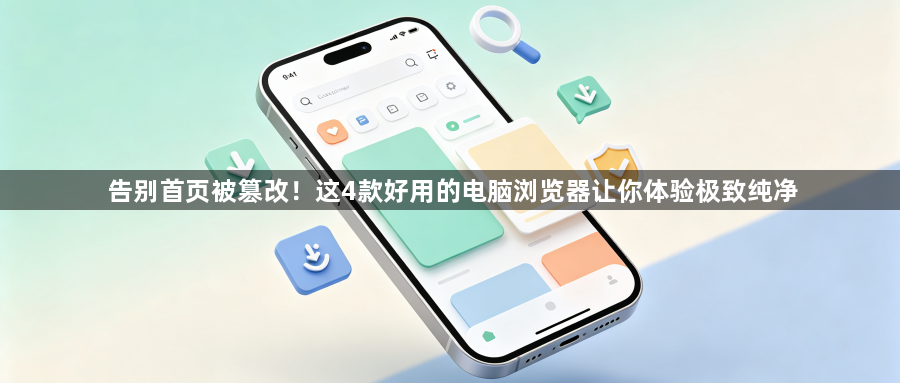 告别首页被篡改！这4款好用的电脑浏览器让你体验极致纯净1