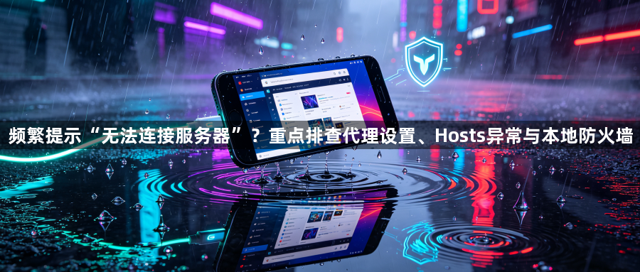 频繁提示“无法连接服务器”?重点排查代理设置、Hosts异常与本地防火墙1
