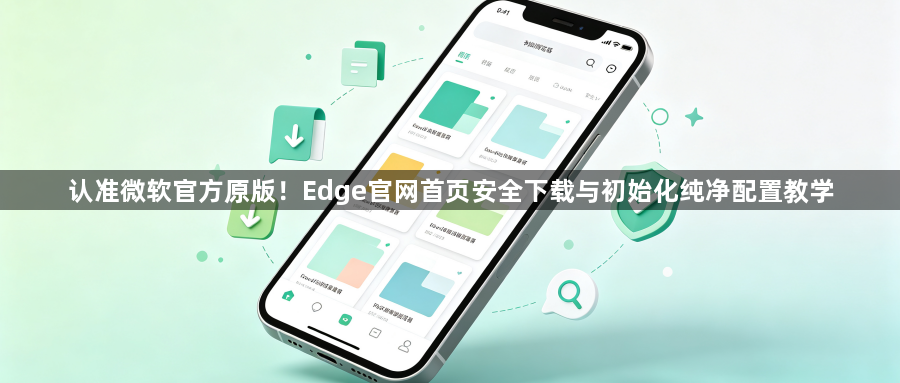 认准微软官方原版!Edge官网首页安全下载与初始化纯净配置教学1