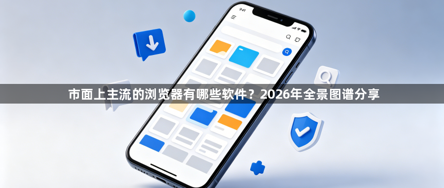 市面上主流的浏览器有哪些软件?2026年全景图谱分享1
