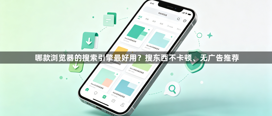 哪款浏览器的搜索引擎最好用？搜东西不卡顿、无广告推荐1