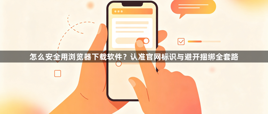 怎么安全用浏览器下载软件?认准官网标识与避开捆绑全套路1