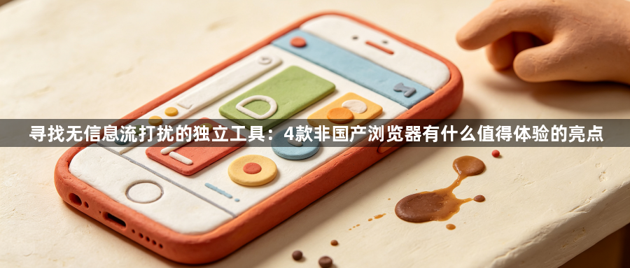 寻找无信息流打扰的独立工具:4款非国产浏览器有什么值得体验的亮点1