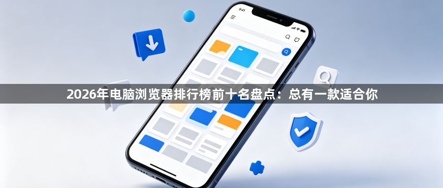 2026年电脑浏览器排行榜前十名盘点：总有一款适合你1